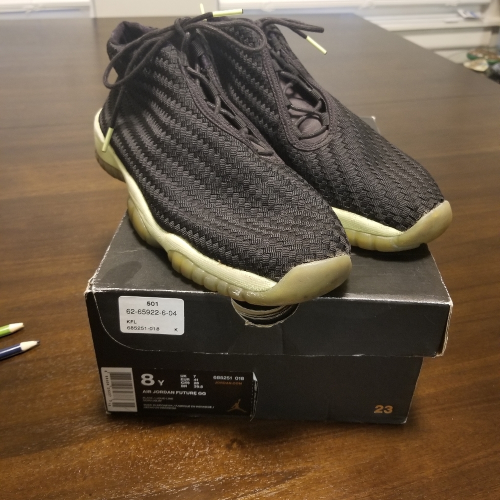 Air Jordan Future GG Black|Liquid Lime
